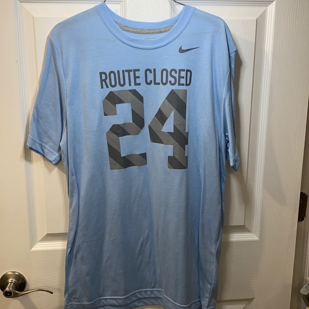 (👀3 For $20) Nike Dri-Fit #24 Route Closed Performance T-Shirt men’s (Large)